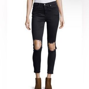 Free People Black Skinny Jeans